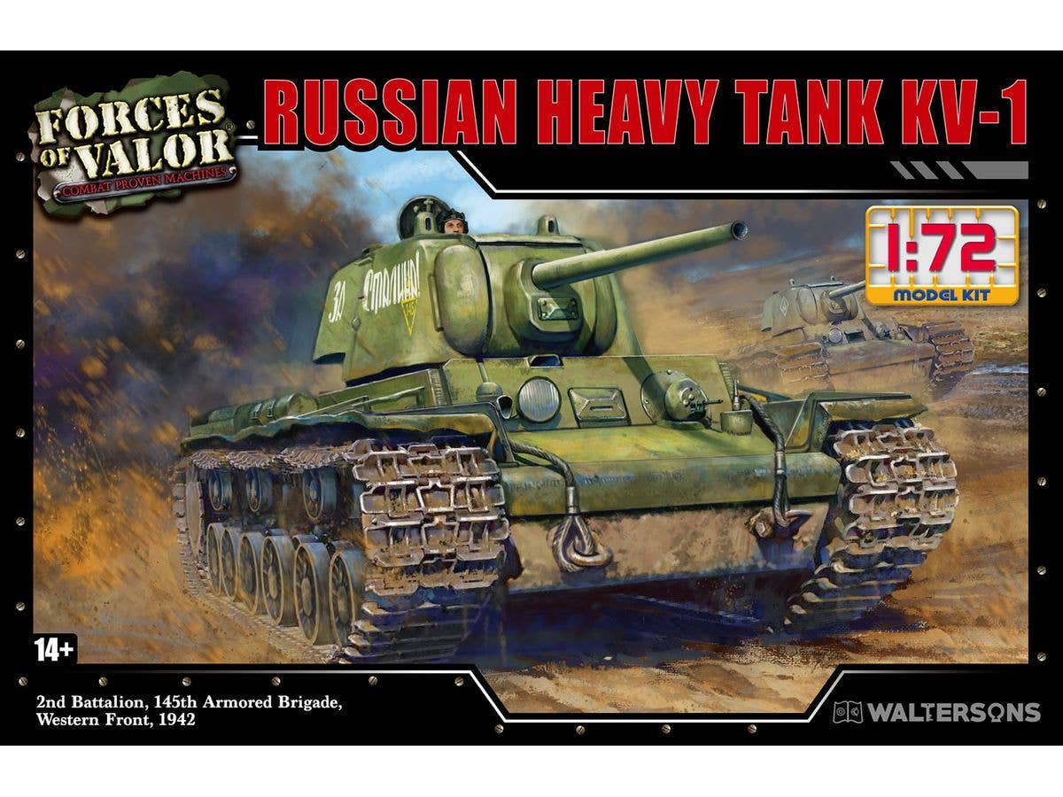 WW.II Russian Heavy Tank KV-1 1942 type Cast turret 1942 Western Front