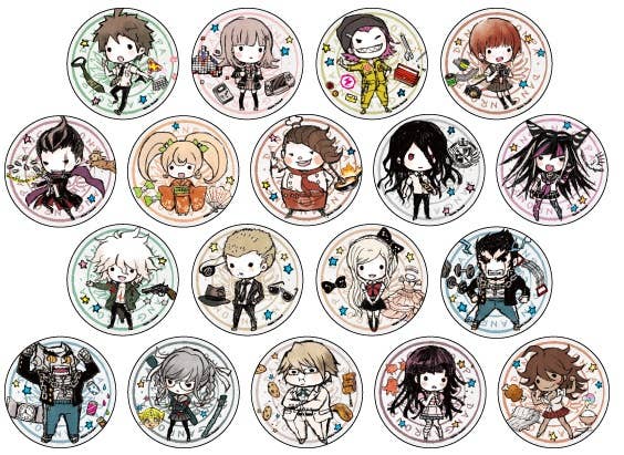 Danganronpa 1.2 Reload: Can Badge 02 (GraffArt) 1Box 18pcs | HLJ.com