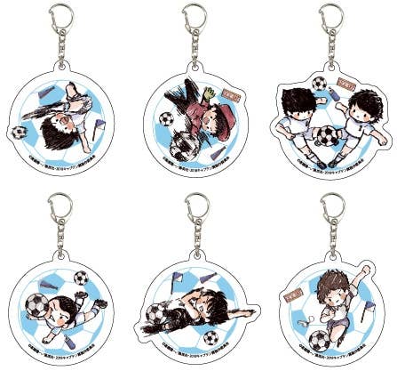 Captain Tsubasa: Acrylic Keychain 01 (GraffArt) 1Box 6pcs