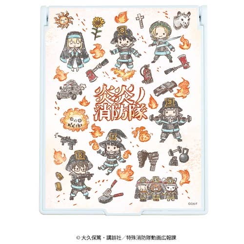 Fire Force Big Chara Mirror 01 Sparkle Design Flame (GraffArt)