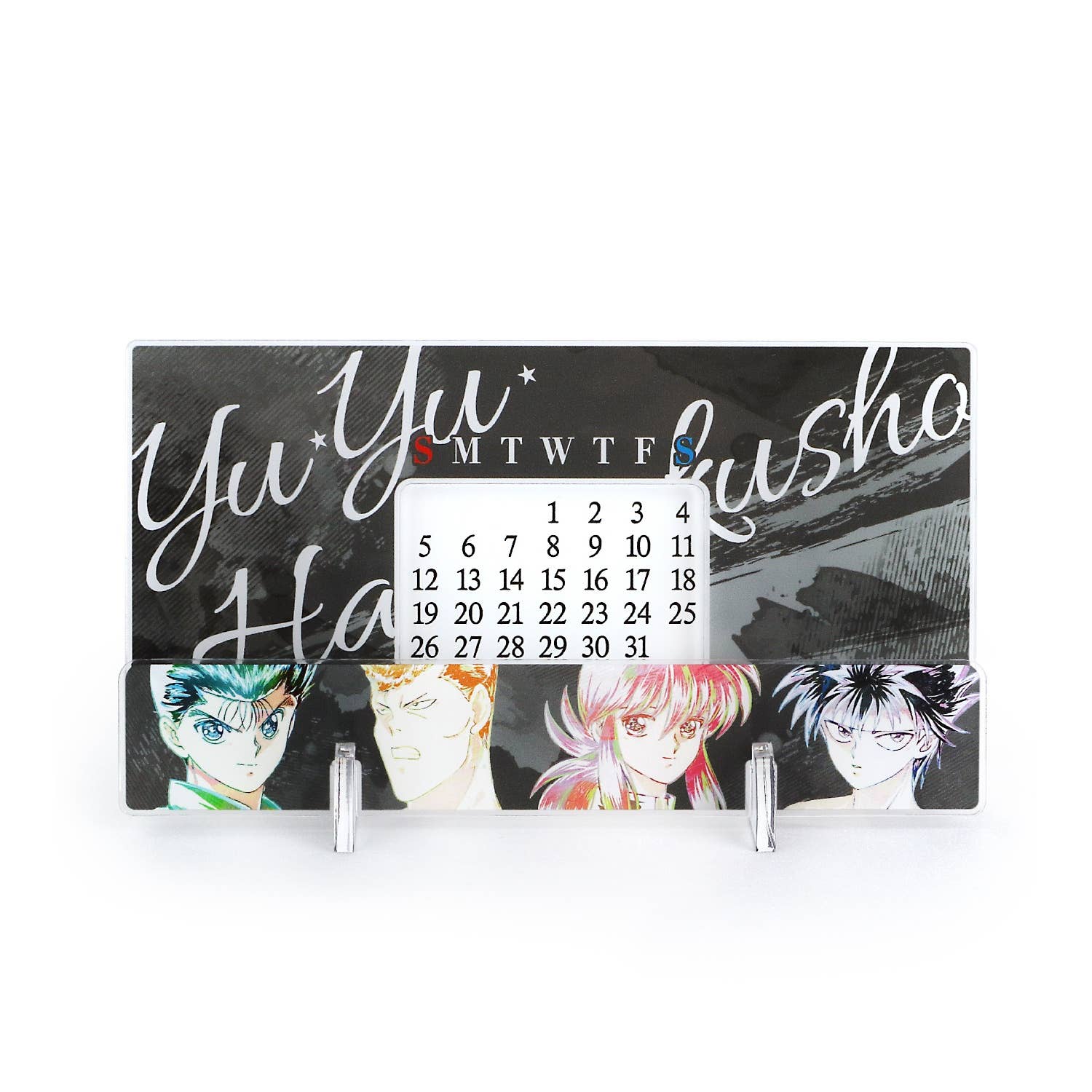 Yu Yu Hakusho AniArt Desktop Acrylic Perpetual Calendar