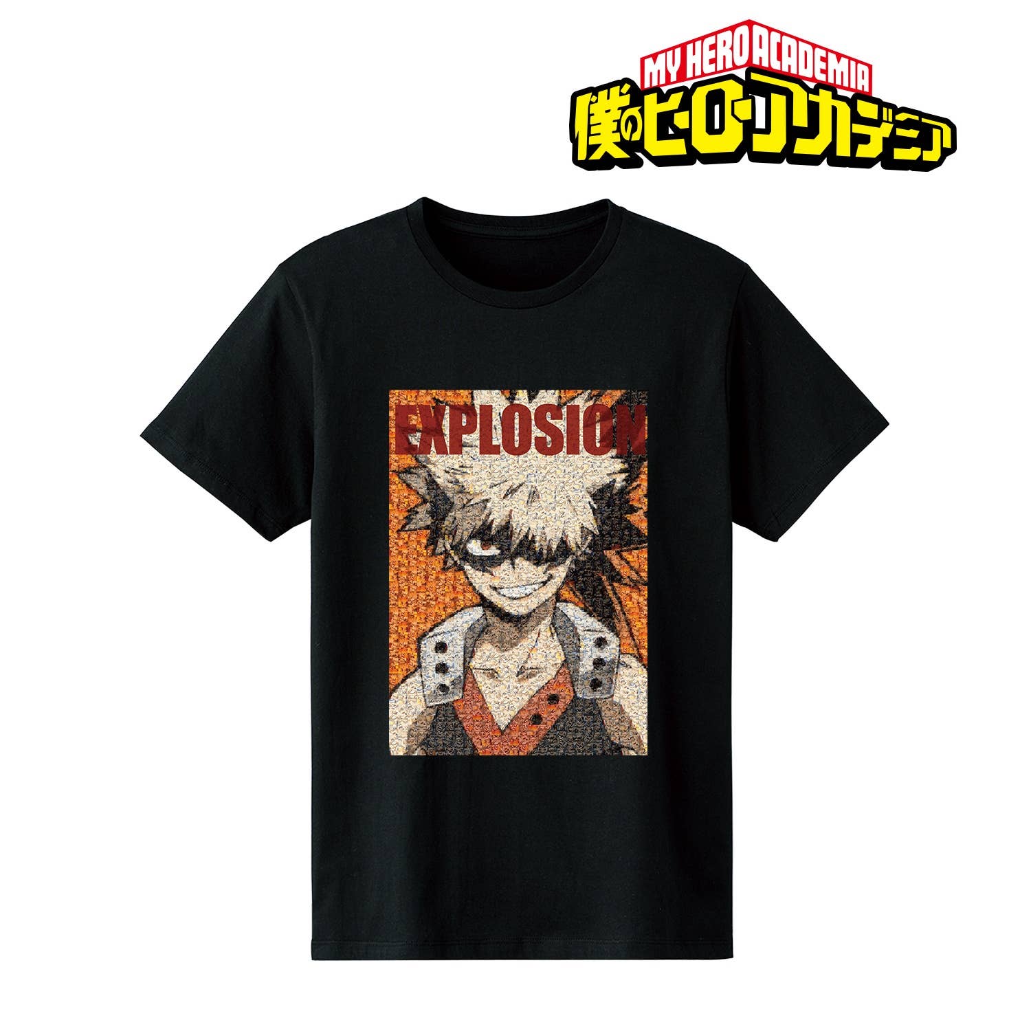 My Hero Academia: Katsuki Bakugo Mosaic Art T-shirt: Men's (Size