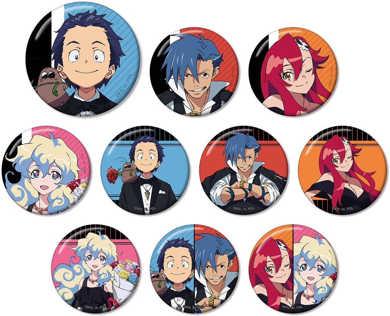 Gurren Lagann Newly Drawn Illustration 15th Anniversary Dressup