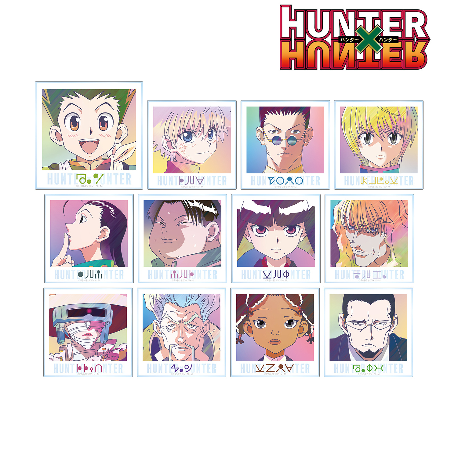 Hunter X Hunter CLEAR FILE cartelletta 2 SET Original Japan Gadget