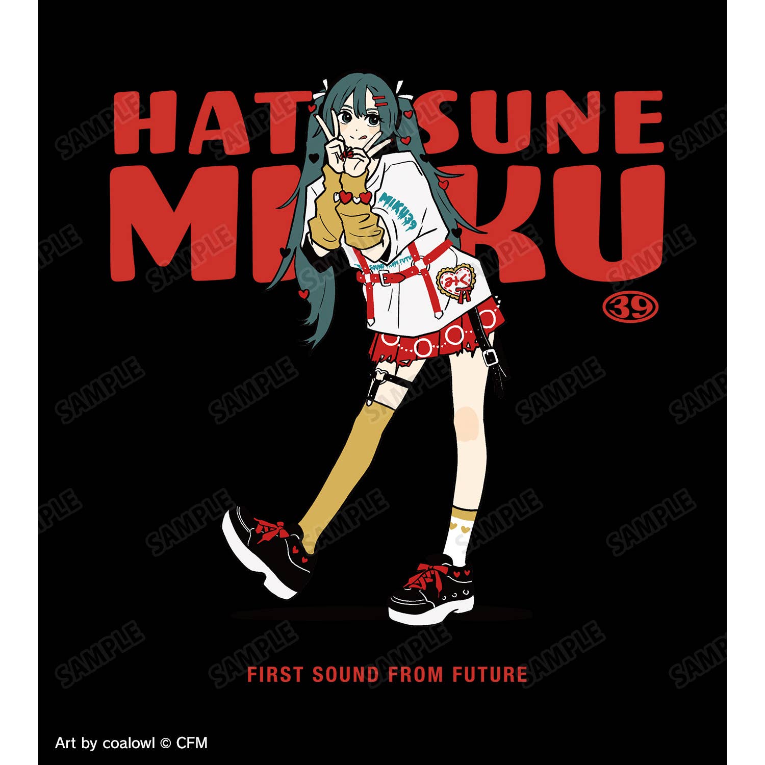 sato　sweet heart shirt12-18m T-Shirt #litfuze Red Meta HEART TEE SHIRT | #EZEK.11-19