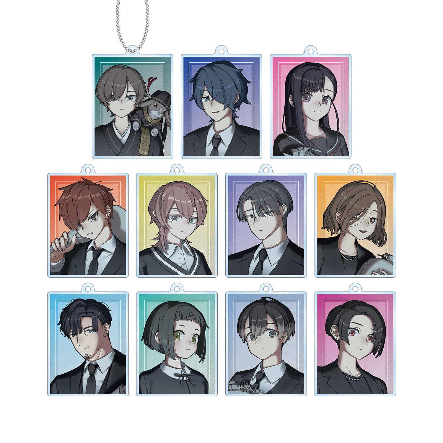 MILGRAM Newly Drawn 4th Anniversary ver. Trading Acrylic Keychain 1BOX ...