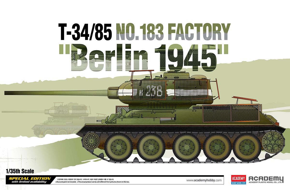 【2024福袋】 Factory No.183 T-34/85 Berlin HLJ.com | 1945 自動車