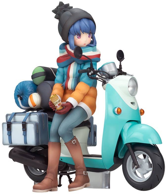 Shima Rin with Scooter 1/10スケール Laid-Back Camp: Rin Shima with Scooter PVC | HLJ.com