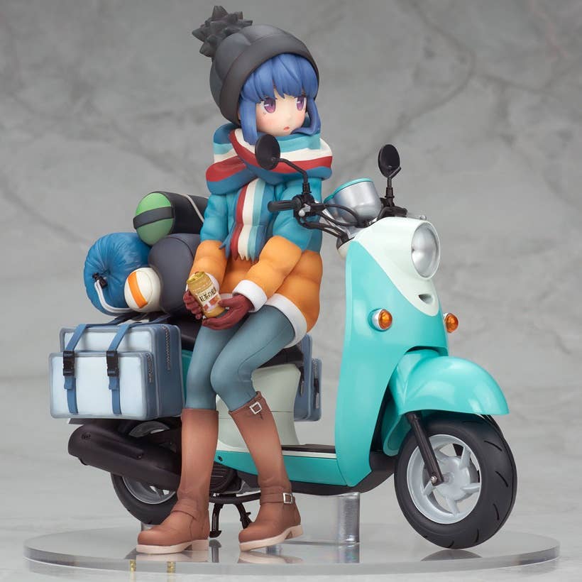 Shima Rin with Scooter 1/10スケール Laid-Back Camp: Rin Shima with Scooter PVC | HLJ.com