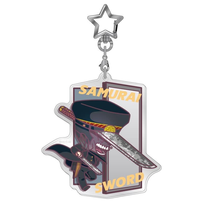 Chainsaw Man Chiratto Acrylic Keychain Samurai Sword