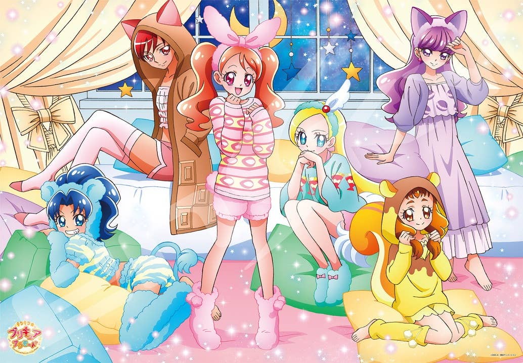 Jigsaw Puzzle Kirakira PreCure a la Mode: Starry Sky Pajamas Party