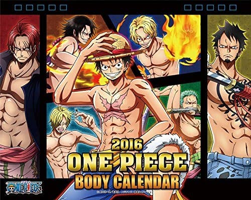 ONE PIECE ボディカレンダー 2016 Desktop One Piece Body Calendar 2016 Calendar | HLJ.com