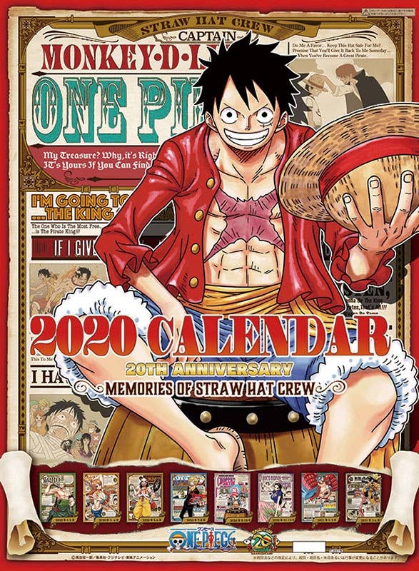 One Piece 2020 Calendar | HLJ.com