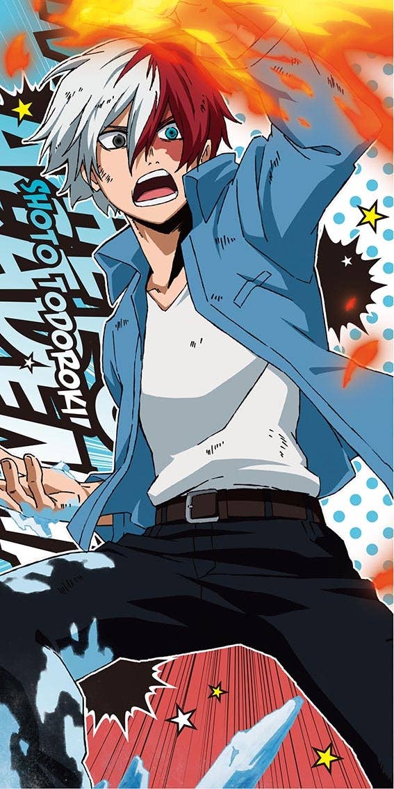 My Hero Academia: Visual Bath Towel 4 Shoto Todoroki | HLJ.com