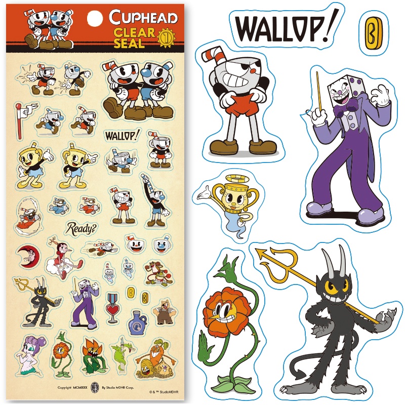 AmiAmi [Character & Hobby Shop]  CUPHEAD Travel Sticker (8) King