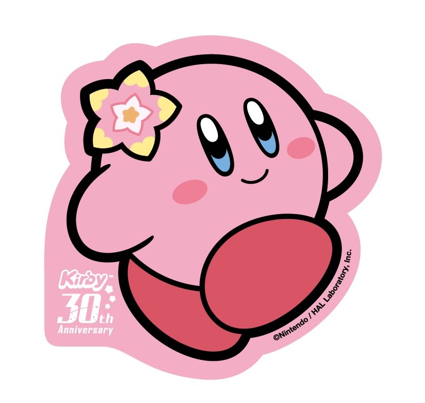 Strawberry Milk Kirby Parody Die Cut Sticker