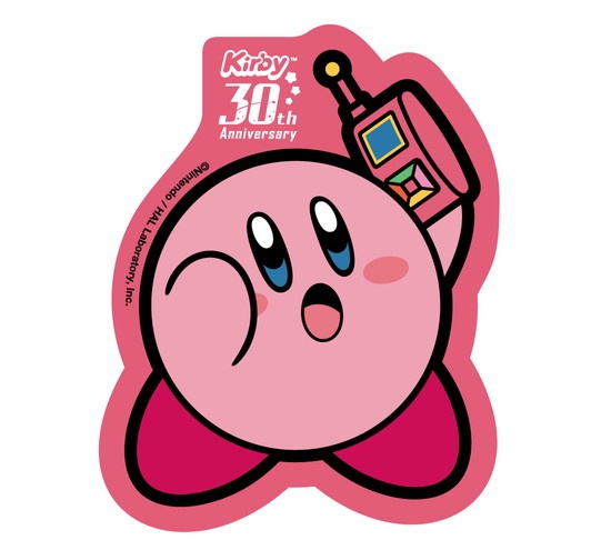 barbecue Brengen verdund Kirby: 30th Die-Cut Sticker 29 Mobile Communication Device | HLJ.com