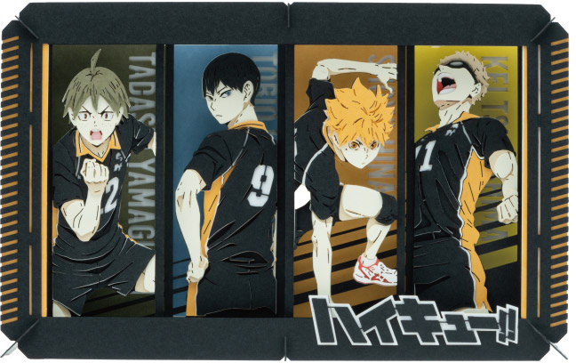 Haikyuu! ! PT-L29 Karasuno High School paper craft kit From Japan F/S