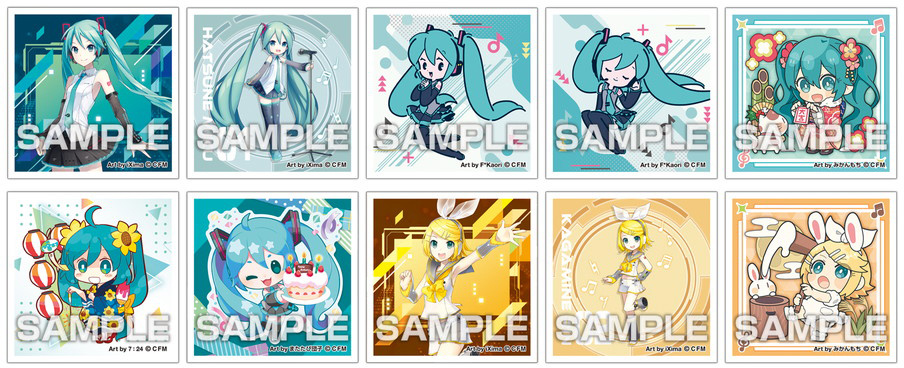 Hatsune Miku: Sticker Collection with Gum 1Box 20pcs