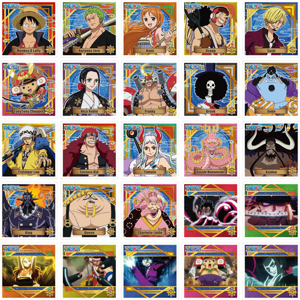 One Piece Group SD Sticker Set Anime Stickers
