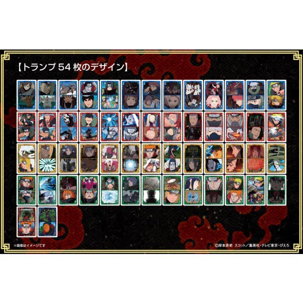 Naruto Shippuden: Scenes Filled Playing Cards Akatsuki Decisive