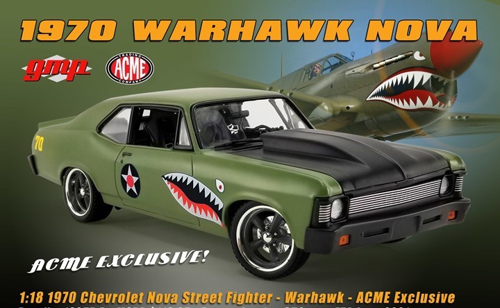 1/18 ACME Exclusive - GMP - 1970 Chevrolet Nova Street Fighter - WARHAWK