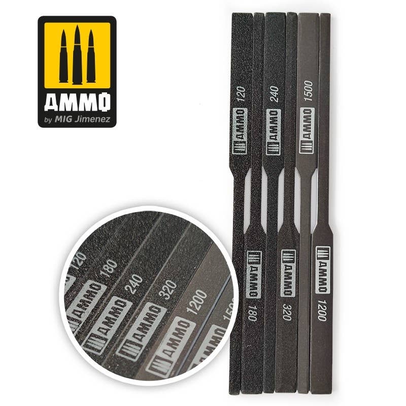 6 Types Of Taper Sanding Sticks Set
