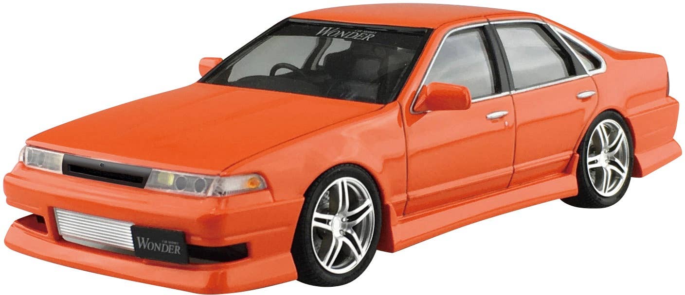Wonder A31 CEFIRO プラスチックモデルキット Aoshima 1/24 Nissan Cefiro A31 Model Kit Unboxing and Review