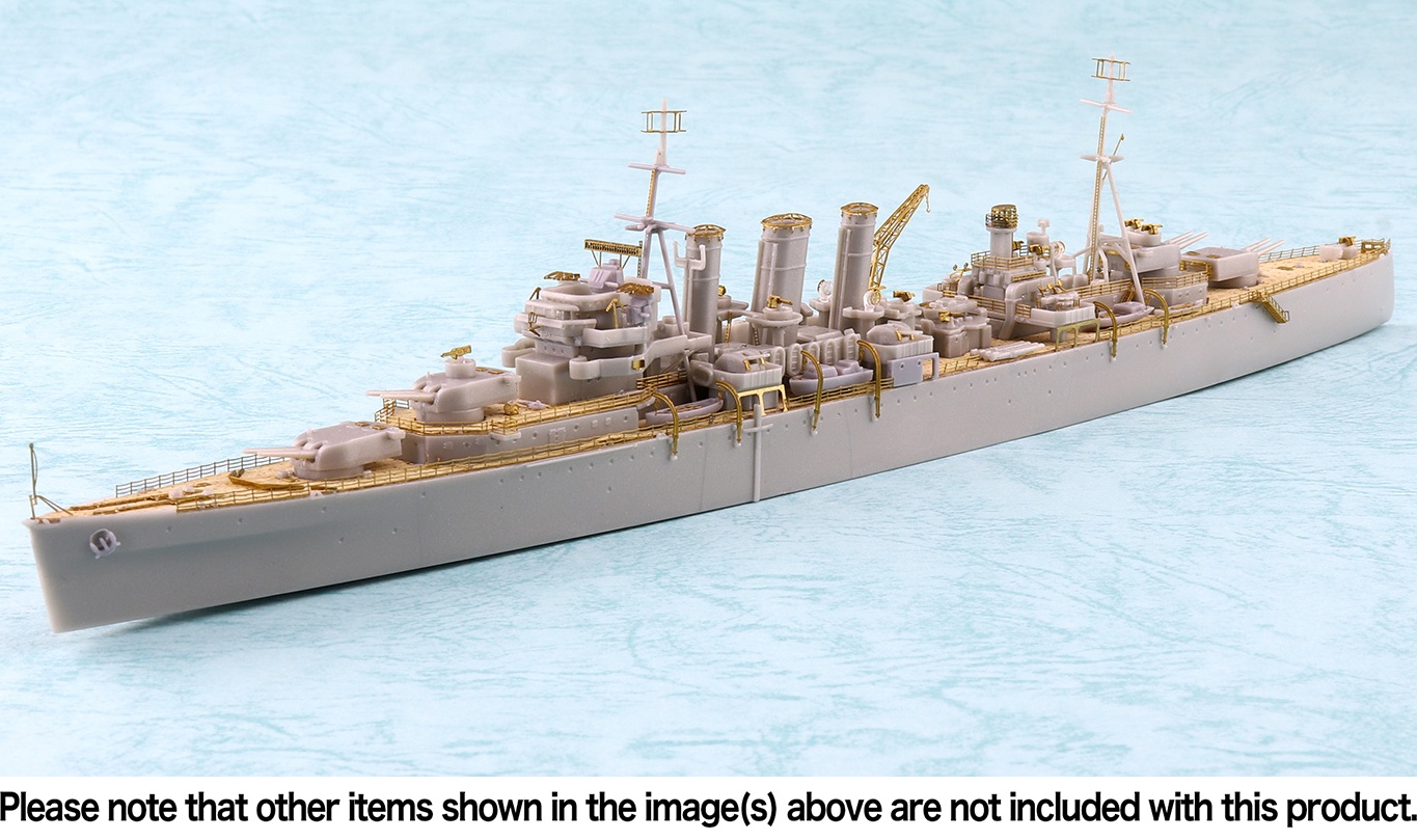 AOSHIMA BRITISH HEAVY CRUISER HMS NORFOLK ETCHING PARTS SET 1/700 Etching parts 