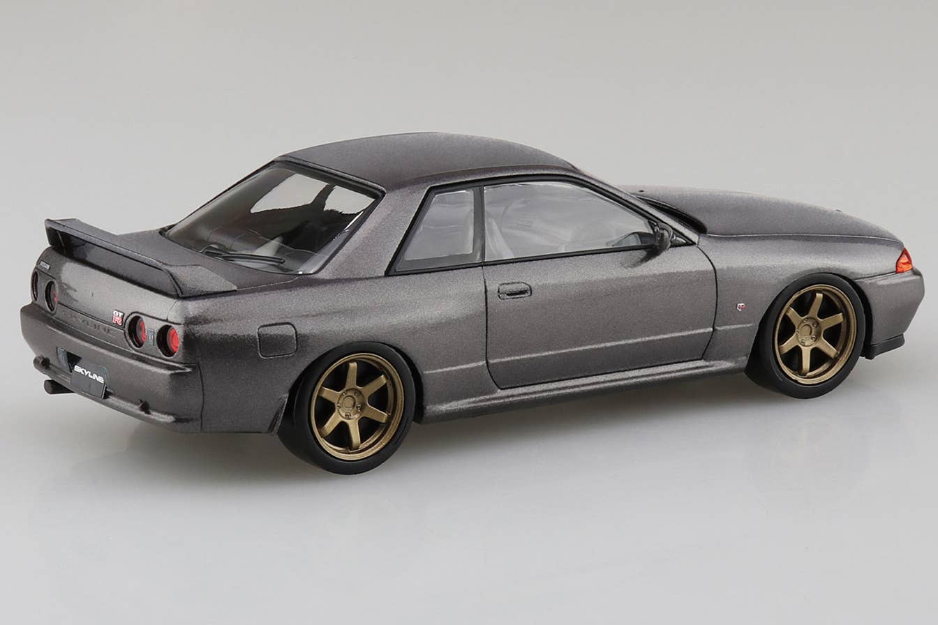 Nissan R32 Skyline GT R Custom Wheel Gun Gray Metallic HLJ Nissan R32 Skyline GT R Custom Wheel Gun Gray Metallic HLJ