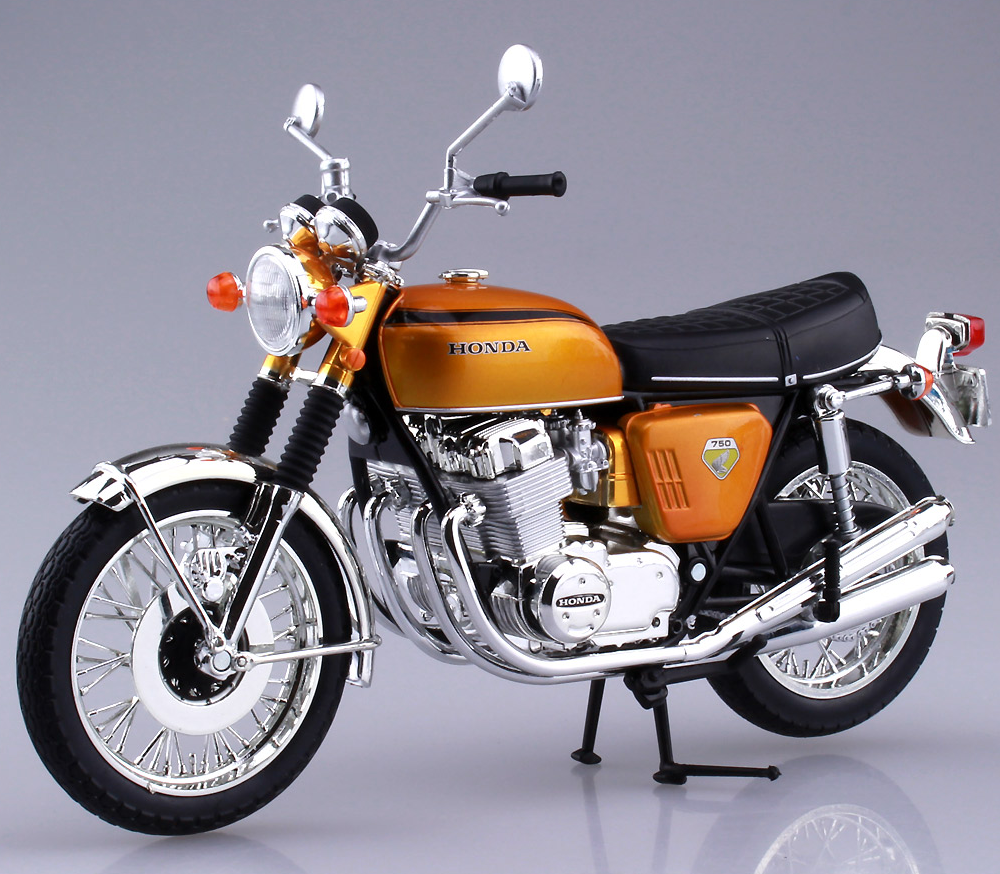 Honda CB750 FOUR 1/12 ダイキャストキャンディゴールド Honda CB750Four (K0) Candy Gold | HLJ.com