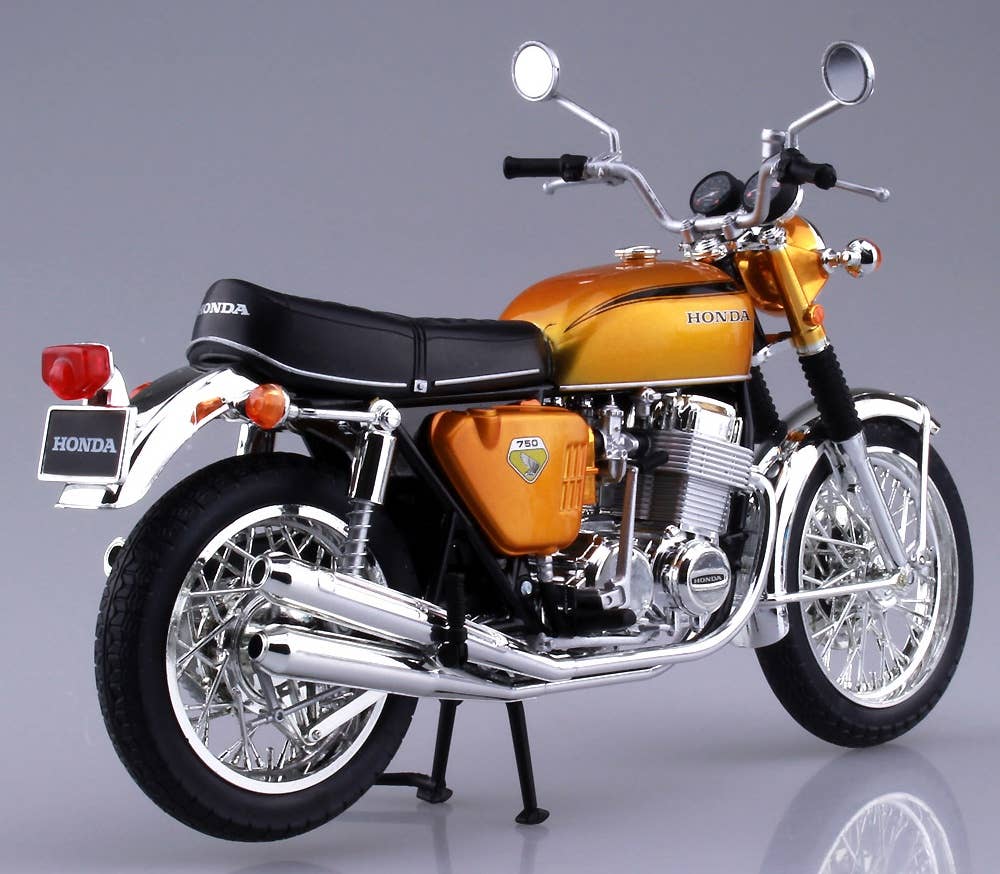 まさかずHONDA CB750FOUR 完成品　(K0)キャンディゴールド Aoshima 1/12 Honda CB750 FOUR K0 Candy Gold Motorcycle