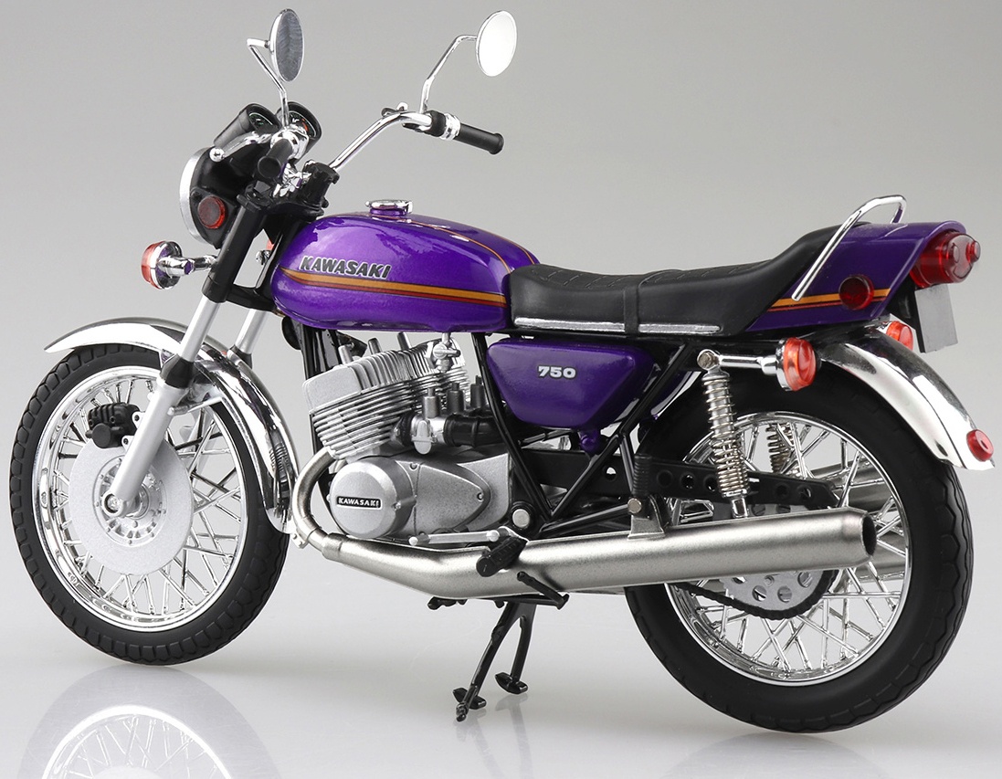for AOSHIMA FOR kawasaki 750SS For MACH IV motorcycle blue 1