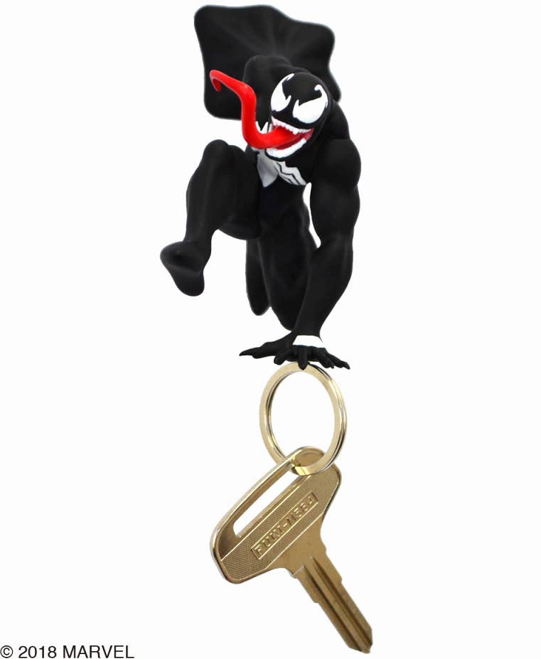 thumbnail image 2 of Marvel Venom Embroidered Double Sided Keychain – 5 Inch Key Tag, Free Shipping 2 of 6