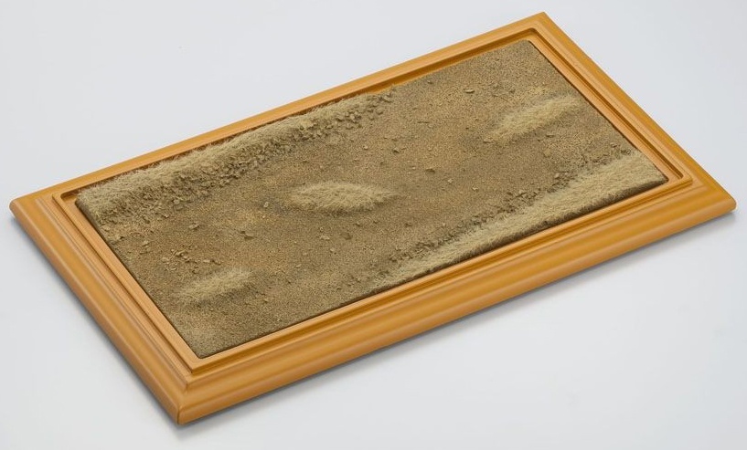 Diorama Display Base Desert Road & Acrylic Case (1/18-1/24