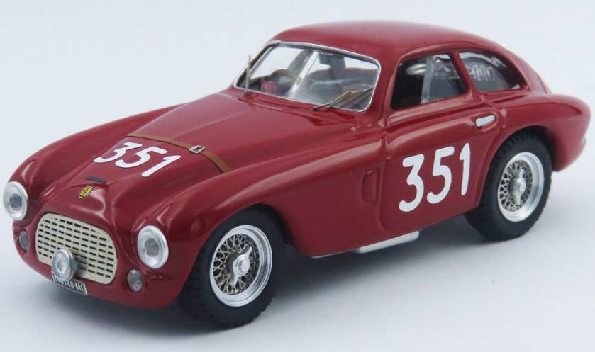 ミニカー　1/43 フェラーリ 166 MM ベルリネッタ・ツーリング Mille Miglia 1951 Rota #351 / Toscano シャシーNo.0201 [ART447] Ferrari 166 MM Berlinetta Touring Mille Miglia 1951 #351