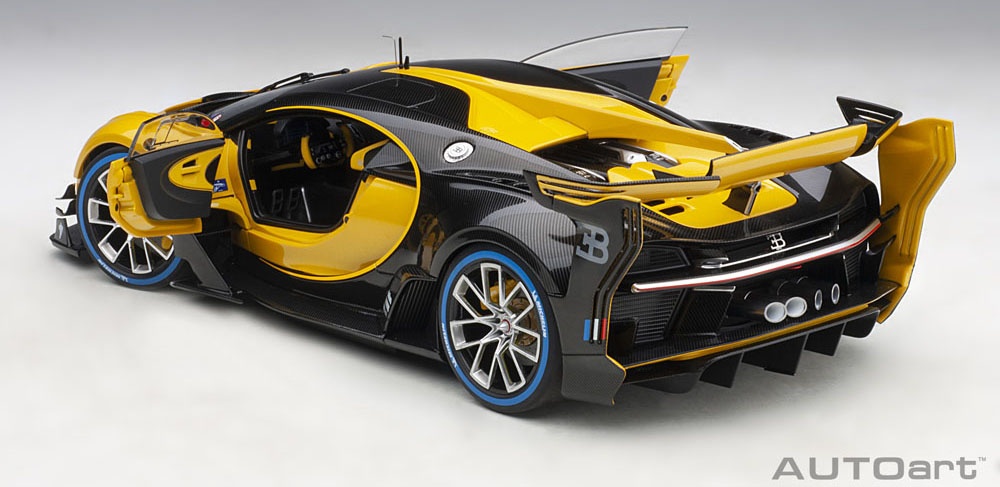 Bugatti Vision Gran Turismo (Metallic Yellow & Black Carbon)