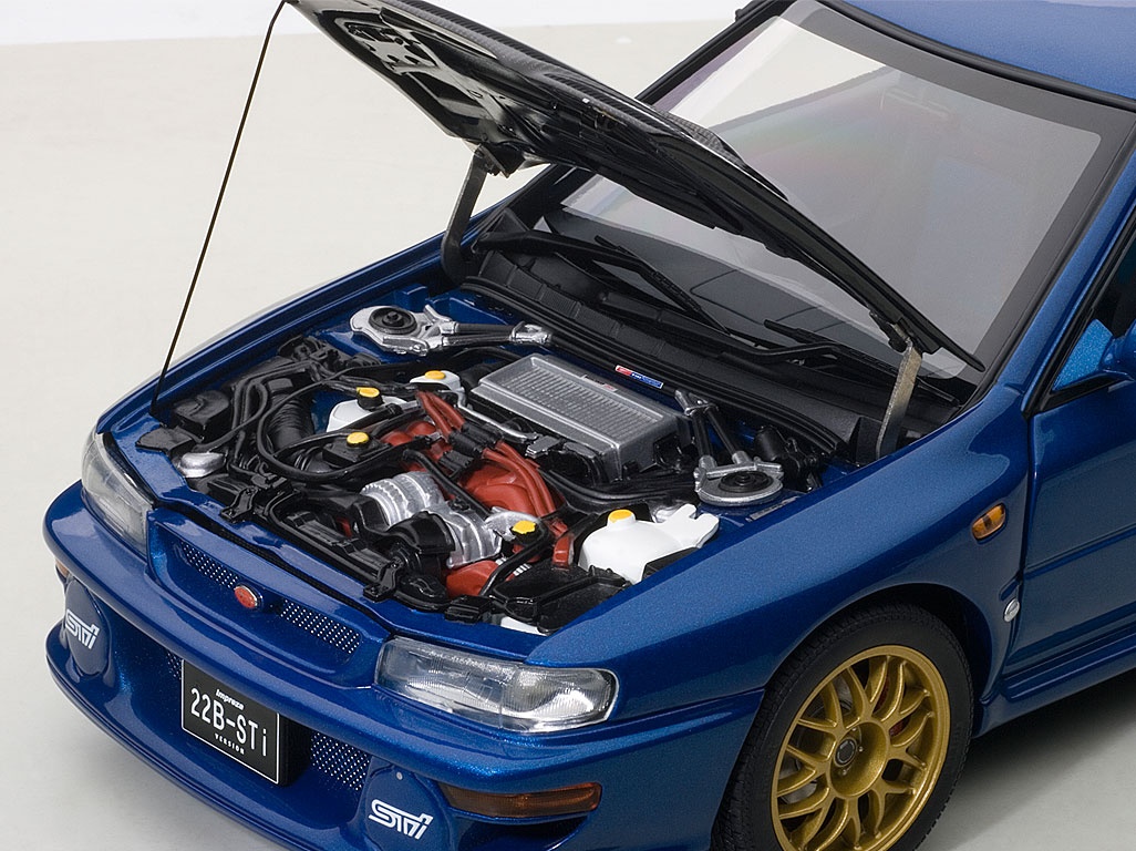 Subaru Impreza 22B-STi Version (Blue, Carbon Black Bonnet Subaru Impreza 22B-STi Version (Blue, Carbon Black Bonnet