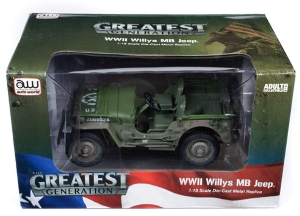1941 Jeep Willys in Muddy Olive Drab Camo Auto World Military