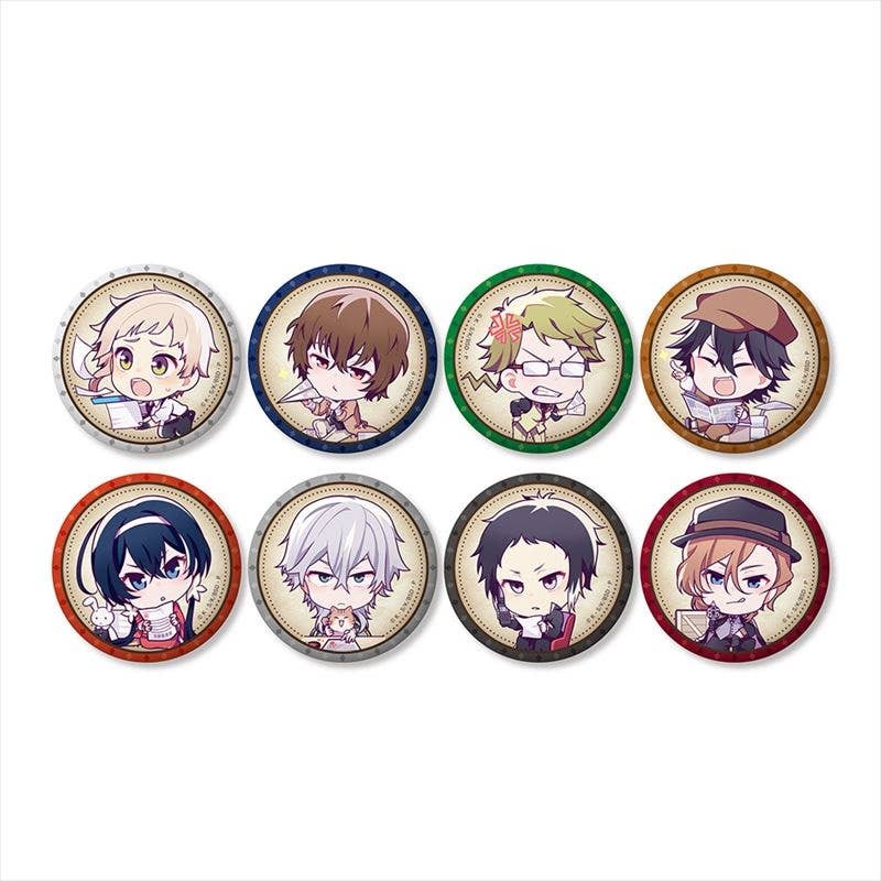 Bungo Stray Dogs: Chara Badge Work Collection: 1Box (8pcs) | HLJ.com