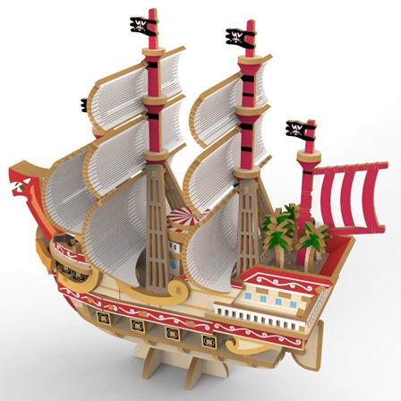 One Piece Ships Wooden Models