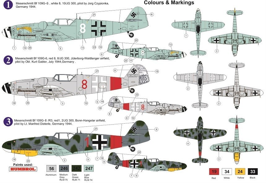 Bf 109G-6 JG.300 Pt.III | HLJ.com