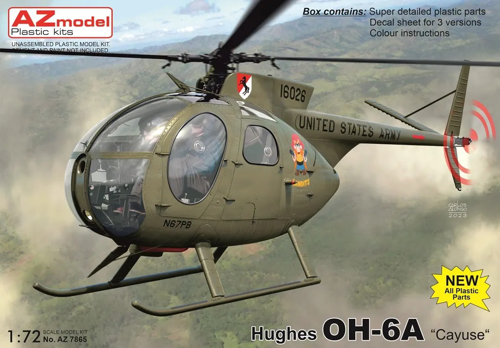 Hughes helicopter models new arrivals