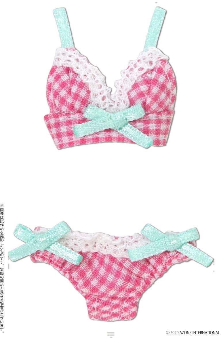 Gingham Bra & Shorts Set Pink | HLJ.com