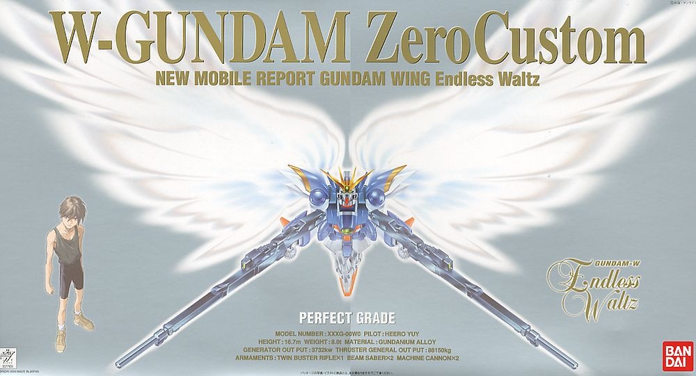 Bandai Hobby Wing Gundam Zero Custom Pearl Coating, Bandai Perfect Grade  Action Figure