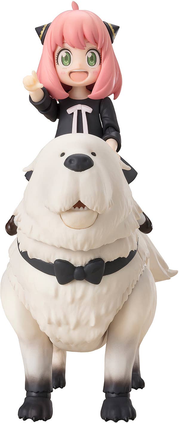 Anya playing with bond