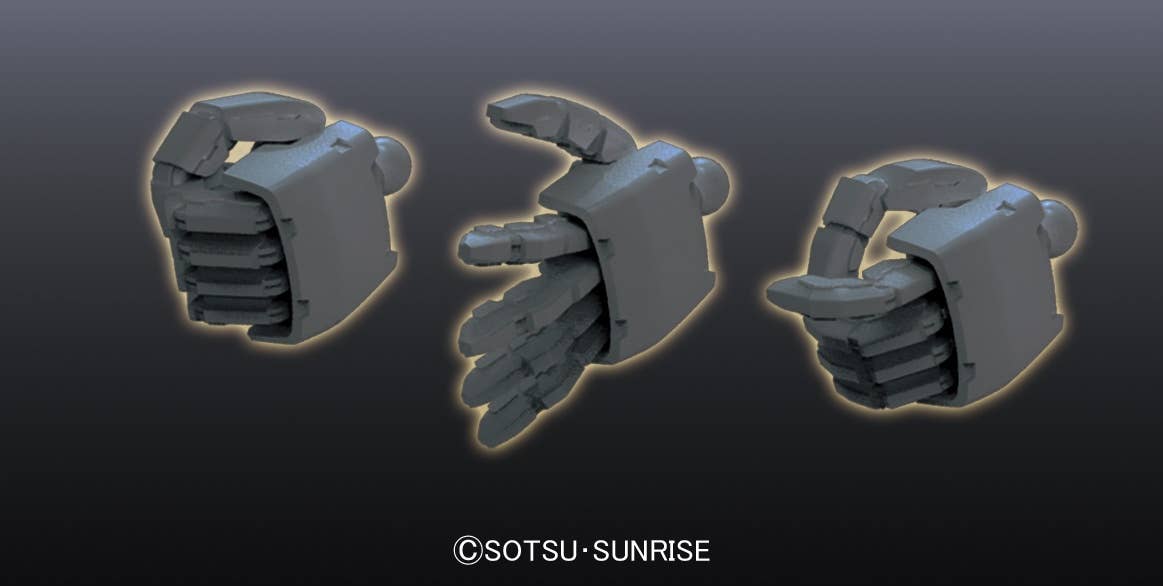 Builders Parts HD: MS Hand 02 Zeon Dark Gray | HLJ.com