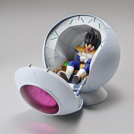 Figure-rise Mechanics Saiyan's Space ship Vegeta Pod Dragon Ball Z Bandai NEW*** 
