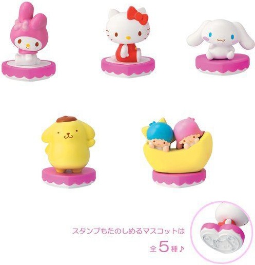 Bikkura Tamago (Surprise Egg): Sanrio Characters Stamp Mascot Collection  (Bath Additive): 1Box (15pcs) | HLJ.com