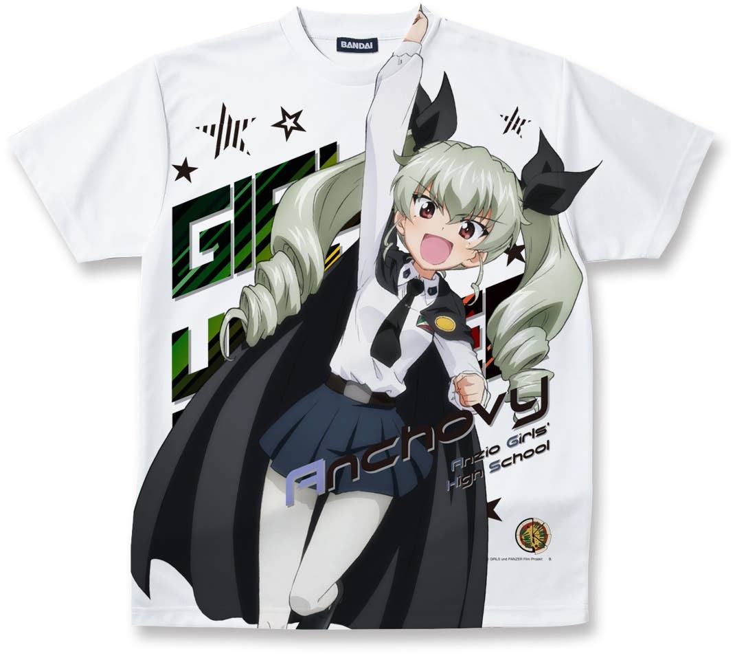 ガールズ&パンツァー Tシャツ XLサイズ GIRLS und PANZER Girls und Panzer der Film Full Panel T-shirt Anchovy XL | HLJ.com